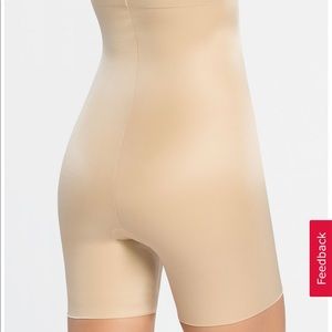 Spanx Power conceal-her. High waisted mid thigh SM